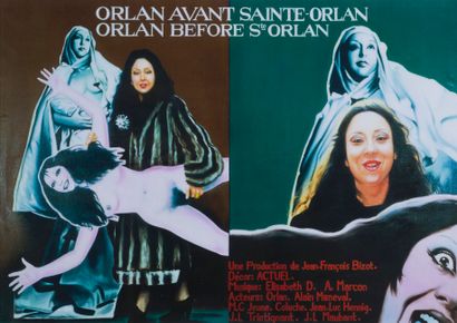 null ORLAN (1947)
ORLAN before Sainte-Orlan, 1988.
Laminated pigment print, signed...