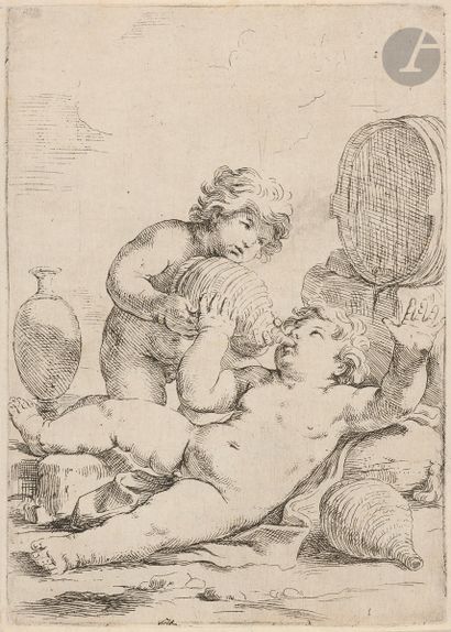 Lorenzo Loli (1612-1691)
Bacchanale d’enfants....