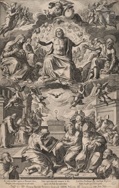 Cornelis Cort (vers 1533-1578)
La Dispute...