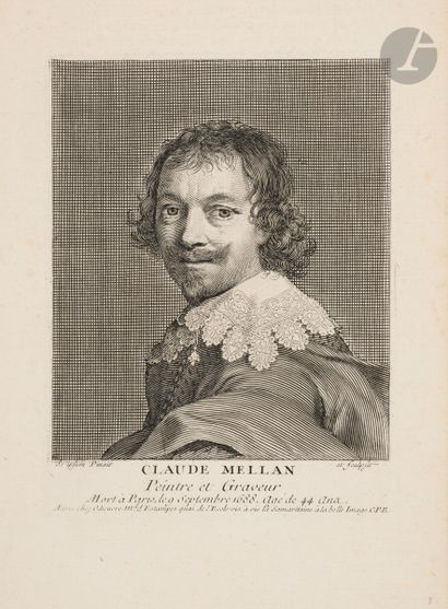 null Claude Mellan (1598-1688)
Claude Mellan. Burin. 115 x 150. Préaud 172. Très...