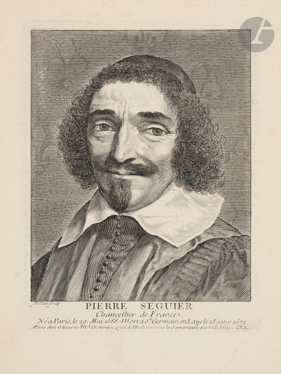 null Claude Mellan (1598-1688)
Portraits divers (Nicolas de Grillié, évêque d’Uzès ;...