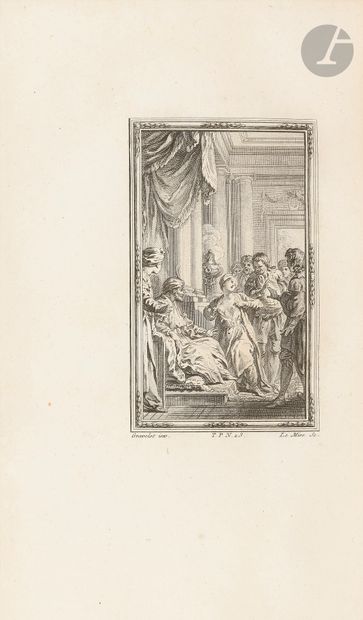 null BOCCACE.
Le Decameron.
Londres [Paris], 1757-1761. — 5 volumes in-8, 218 x 139 :...