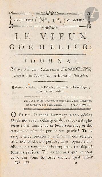 LE VIEUX CORDELIER
Journal rédigé par Camille...