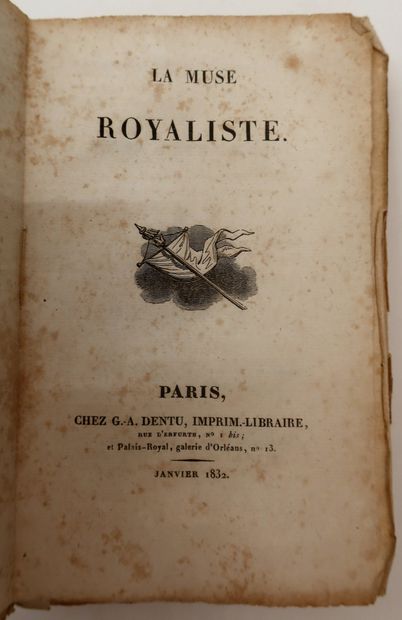 LA MUSE ROYALISTE
Janvier 1832.
Paris, Chez...