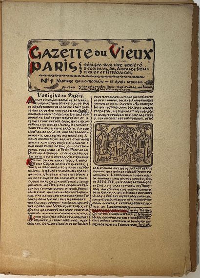 null GAZETTE DU VIEUX PARIS
Rédigée par une société d’écrivains des Annales politiques...