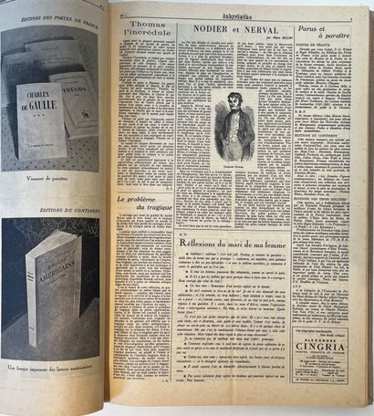 null LABYRINTHE
Journal mensuel des Lettres et des Arts
N° 1, 15 octobre 1944-n° 22...