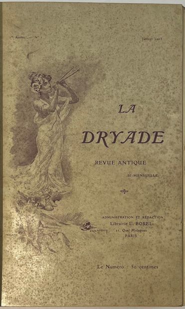 null LA DRYADE
Revue antique
N° 1, janvier 1903-n° 24, décembre 1903. Paris, Administration...