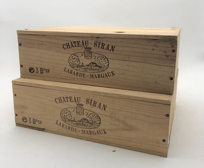 6 B CHÂTEAU SIRAN (Original wooden case of...