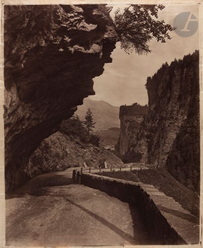Maison Adolphe Braun 
Alpes suisses, c. 1880.
Route...