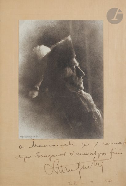 Lucien GUITRY (1860-1925). Photographie avec...
