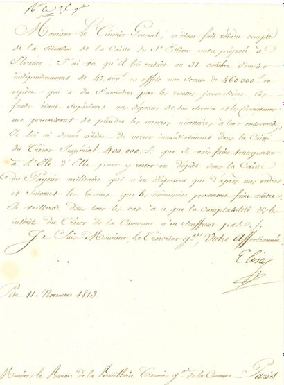 null Élisa BONAPARTE (1777-1820) sœur de Napoléon, Princesse de Lucques et Piombino,...