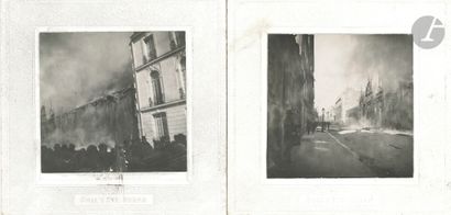 null BAZAR DE LA CHARITÉ. 2 photographies à la marque Bull’s Eye Kodak ; 8 x 8 cm,...