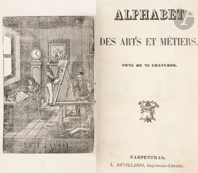 null Alphabet of arts and crafts.
Decorated with 25 engravings. L. Devillario-Libraire....