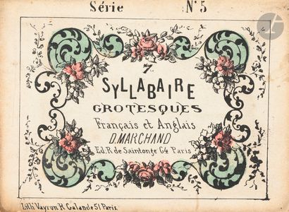 Syllabaire Grotesques [sic] Français et Anglais.
Série...