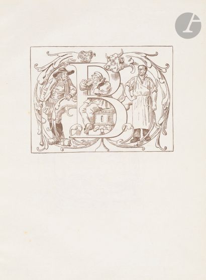 null PILLE (Henri).
Alphabet. [Continuation of the engravings].
Engraved by A. Prunaire...