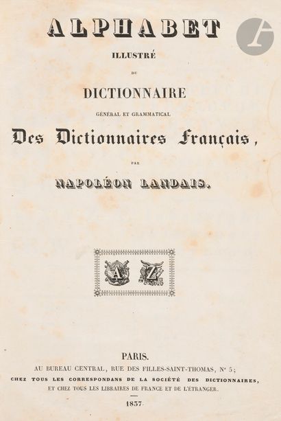 LANDAIS (Napoléon).
Alphabet illustré du...