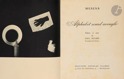MESENS (Edouard Léon Théodore). ELUARD (Paul).
Deaf-blind...