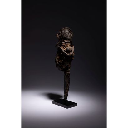 null An ancient and important voodoo stake statuette of bewitchment and control,...