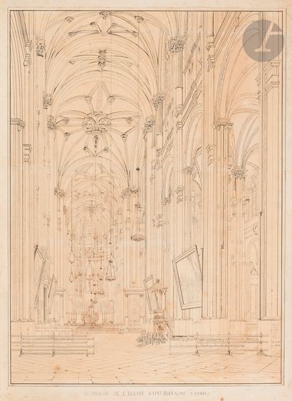 B. PETIT (XIXe siècle)
Intérieur de l’église...
