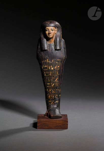Chaouabti du portier Amenemhat inscrit d’une...
