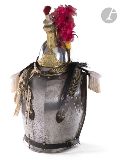 Imperial Guard cuirassier helmet and breastplate...