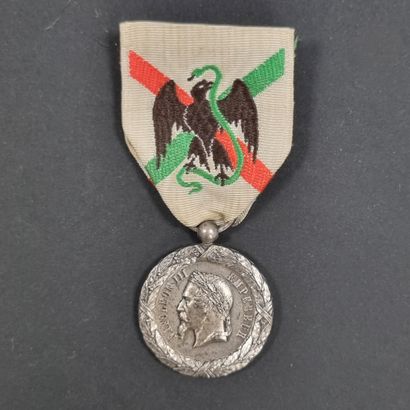 null FRANCE 
Médaille de la Campagne du Mexique, modèle commémoratif de la Maison...