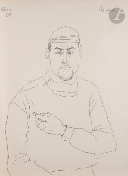 Jacques CARELMAN (1929-2012). Dessin au crayon...
