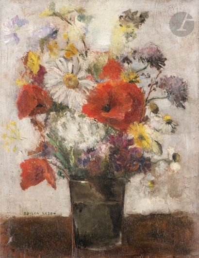 Odilon REDON (1840-1916)
Vase de fleurs
Huile...