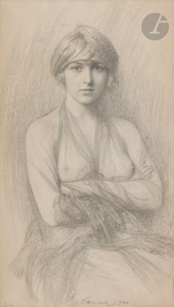 Émile FRIANT (1863-1932)
Femme au turban,...