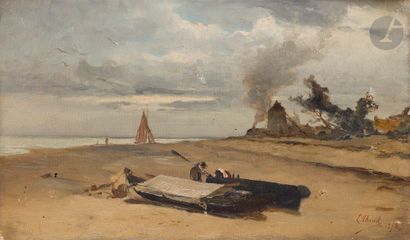 Vincent Léopold THENOT (1835-1890)
La Barque...