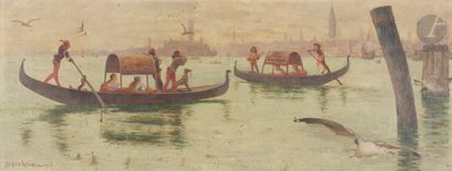 Jacques C. WAGREZ (1850-1908)
Venise, sur...