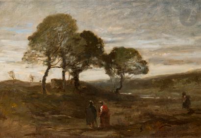 Jean-Baptiste Camille COROT (1796-1875)
Paysage...