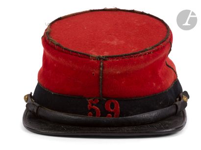 Officer's kepi Model 1867 of the 59th Line...