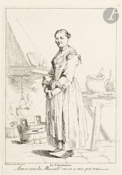 Giovanni David (1743-1790)
La Cuisinière....