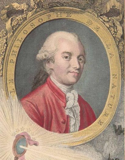 DELISLE DE SALES De la philosophie du bonheur. Paris, 1796. - 2 volumes in-8, titre...