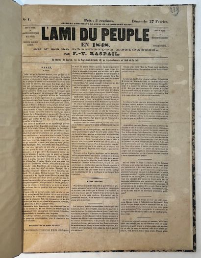 L'AMI DU PEUPLE EN 1848
An 1er de la République...