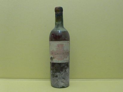 8 bouteilles CH. COUTET, 1° cru Barsac 1944...