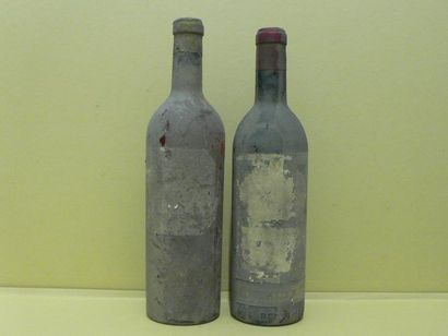 10 bouteilles Bordeaux blancs vieux (eta,...