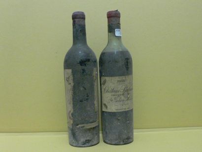 null 3 bouteilles CH. BRANAIRE-DUCRU, 4° cru St-Julien 1938 (B/V, ets)