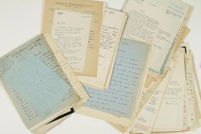 [Georges DUHAMEL (1884-1966)]. Environ 120 lettres ou pièces, la plupart L.A.S. adressées...