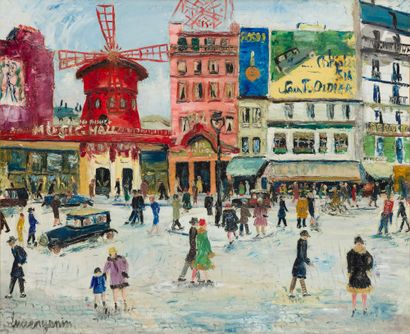 Lucien GENIN (1894-1953)
Paris, le Moulin...