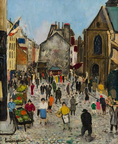 Lucien GENIN (1894-1953)
Paris, le quartier...