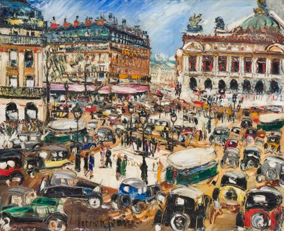 Lucien GENIN (1894-1953)
Paris, embouteillages...