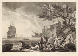 Jean-Jacques Le Veau (1729-1785) 1re Et 2e Vues des environs de Bayonne. Gravé d?après...