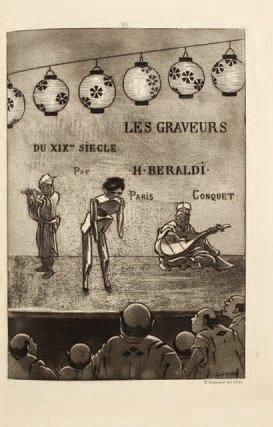 DIVERS Collection des frontispices pour Henri Beraldi, Les Graveurs du XIXe siècle....
