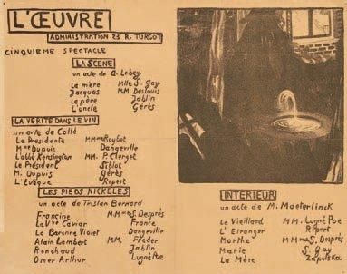 Maurice DENIS (1870-1943) La Scène; La Vérité dans le vin; Les Pieds Nickelés; Intérieur....