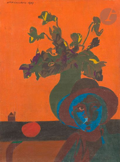 Pierre COURTENS (1921-2004)
Vase de fleurs...