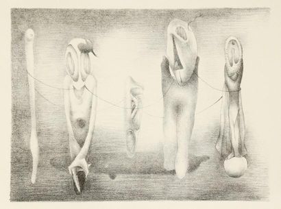 Francis PICABIA Explorations. Textes de Francis Picabia. Lithographies de Henri Goetz...