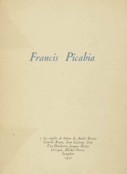 Francis PICABIA Paris, Galerie Colette Allendy, 19 décembre 1952-15 janvier 1953....