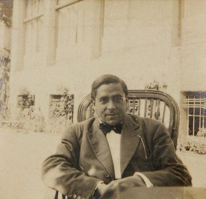null Francis Picabia en famille, 1918-1922. Francis Picabia à Lausanne sur le Lac...